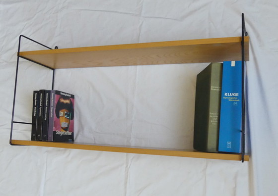 Image 1 of Boekenkast wandplank beukenhout vergelijkbaar