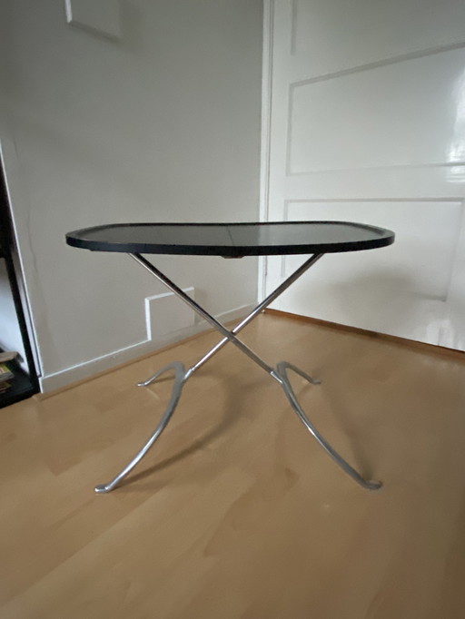 Leopoldo Citterio & Oliver Glen Low Minimalist Designed Folding Side Table