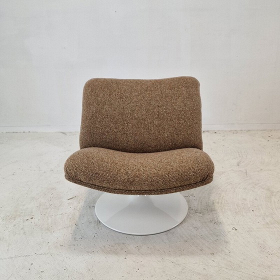 Image 1 of Vintage model F506 fauteuil in wollen stof van Geoffrey Harcourt voor Artifort, 1970