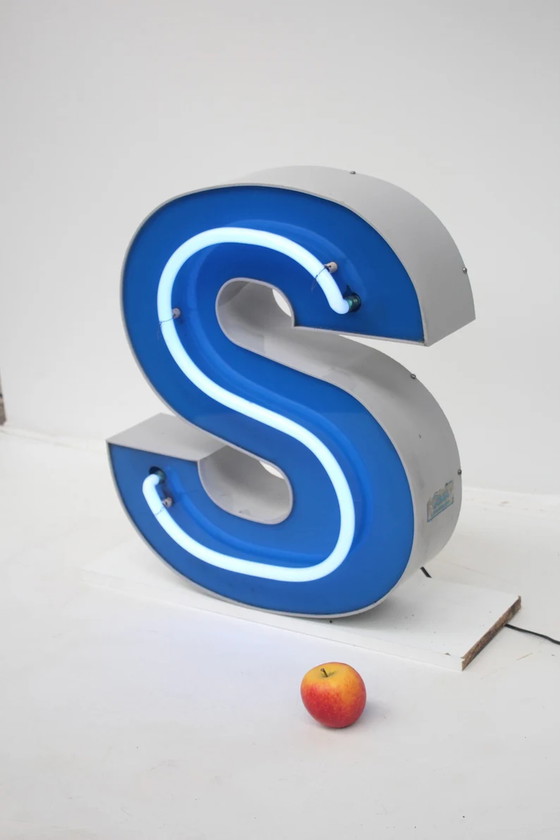 Image 1 of Vintage XXL neonlicht