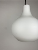 Druppelvormige Witte Glazen Hanglamp Door Peill En Putzler 1960