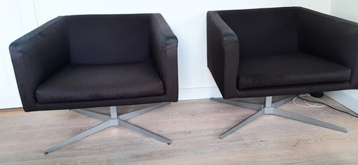 2x Fauteuil Cubica Van Verzelloni