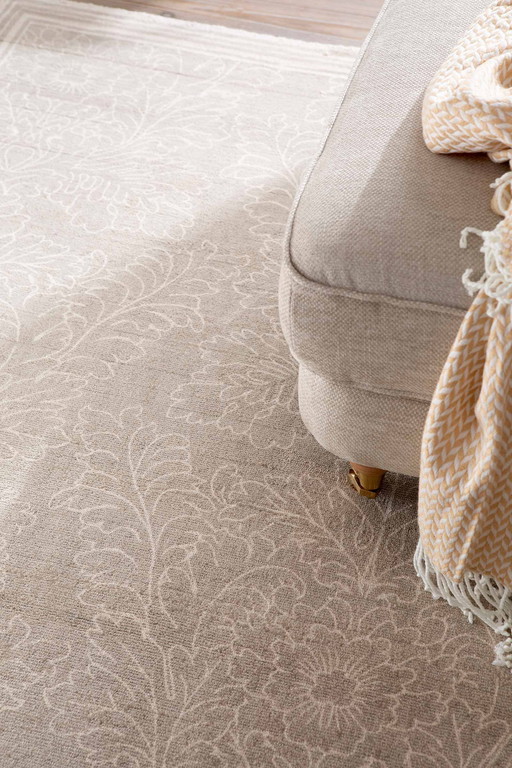 Brink En Campman Laura Ashley Vloerkleed, Silchester Dove Grey 81101 250X350