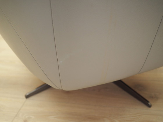 Image 1 of Leren draaifauteuil, Italiaans ontwerp, 1990S, Vervaardiging: Natuzzi