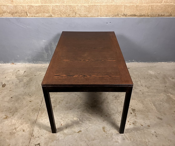 Image 1 of Wenge Uitschuifbare Tafel Bureau Mid Century 