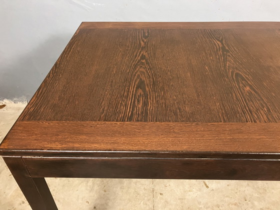 Image 1 of Wenge Uitschuifbare Tafel Bureau Mid Century 