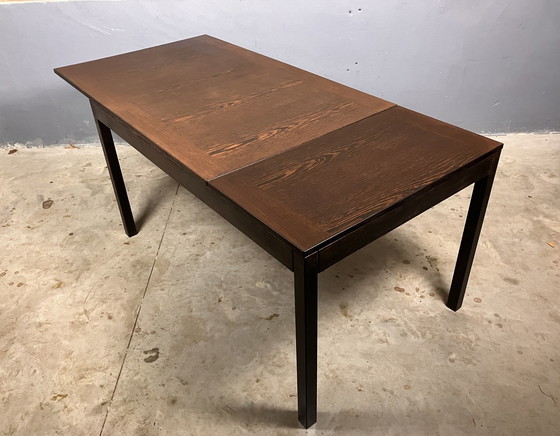 Image 1 of Wenge Uitschuifbare Tafel Bureau Mid Century 