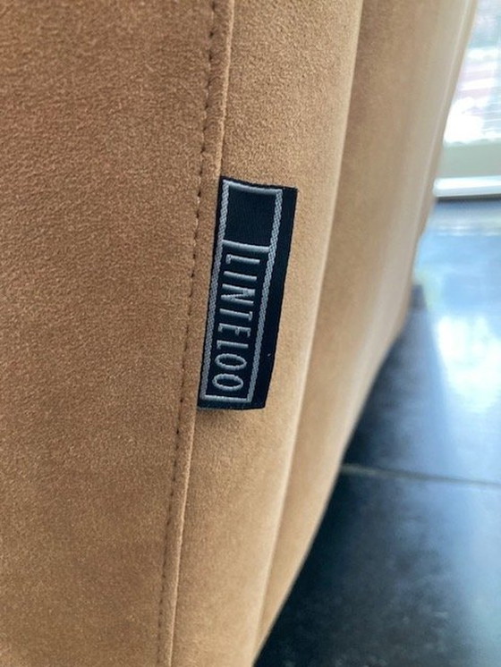 Image 1 of 2x Linteloo Fauteuils / Alcantara Cognac