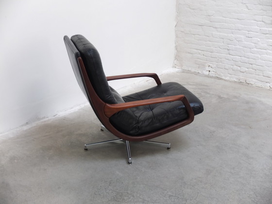 Image 1 of Zeldzame Swivel Lounge Stoel Door Eugen Schmidt Voor Soloform, 1960S