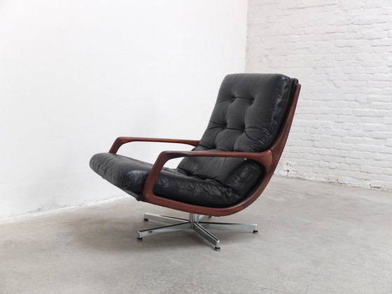 Image 1 of Zeldzame Swivel Lounge Stoel Door Eugen Schmidt Voor Soloform, 1960S