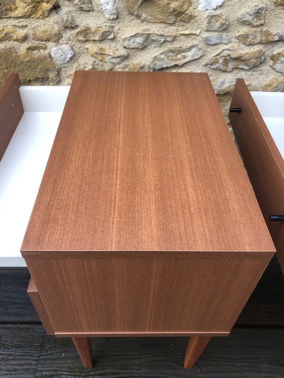 Image 1 of Mid-Century, Vintage Nachtkastjes, Set van 2, 1960S