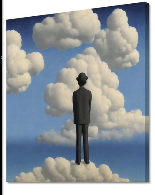 Rene Magritte  --Clouds