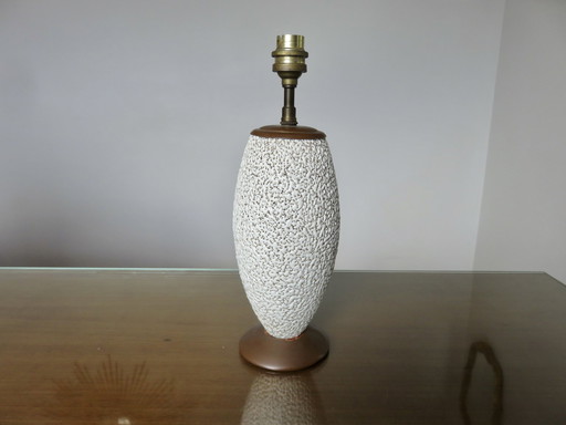 Keramische lamp van Jean Besnard, stijl Primavera, Frankrijk, 1960