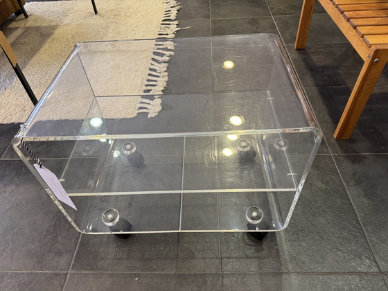 Image 1 of Vintage Plexiglas Trolley Jaren 60