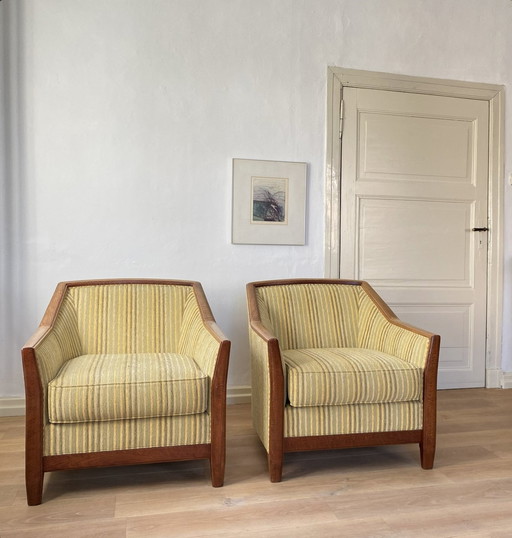 2x Art Deco Fauteuils