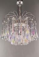 Vintage Seventies Murano Teardrops Kroonluchter