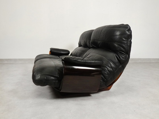 Image 1 of Ligne Roset Marsala - Zwart Leder