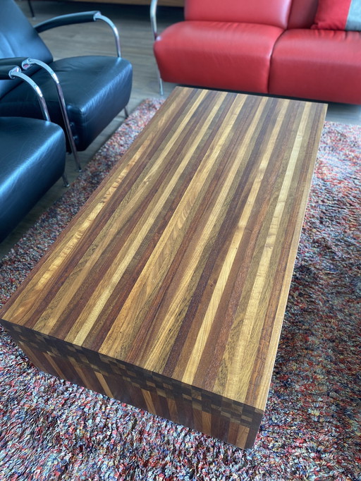 Leolux salontafel hout