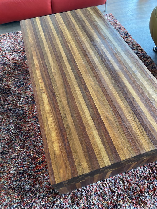 Leolux salontafel hout