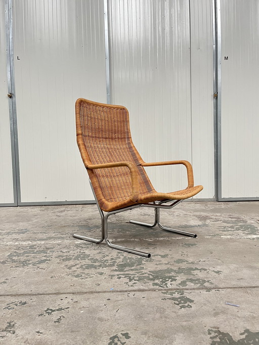 Lounge Fauteuil In Riet, Dirk Van Sliedrecht