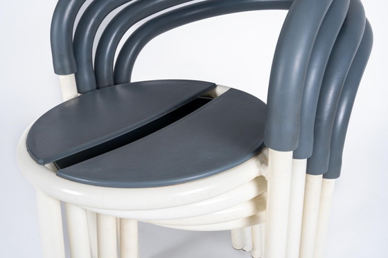 Image 1 of Niels Gammelgaard Voor Fritz Hansen/Pelikan Design 1980S Stoelen