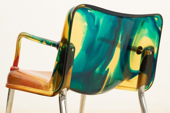 Image 1 of Postmoderne fauteuil Chaos van Pepe Tanzi voor Biesse, 1990S