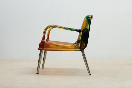 Image 1 of Postmoderne fauteuil Chaos van Pepe Tanzi voor Biesse, 1990S