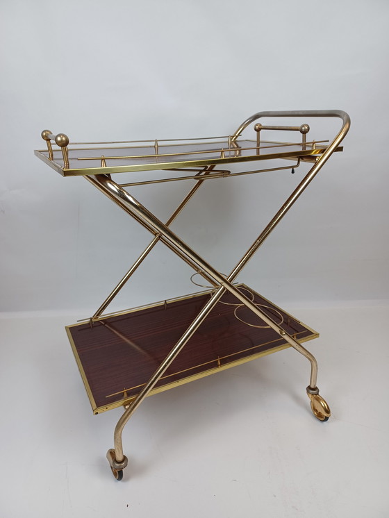 Image 1 of Vintage serveerwagen trolley bar