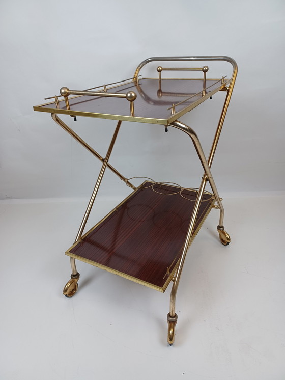 Image 1 of Vintage serveerwagen trolley bar