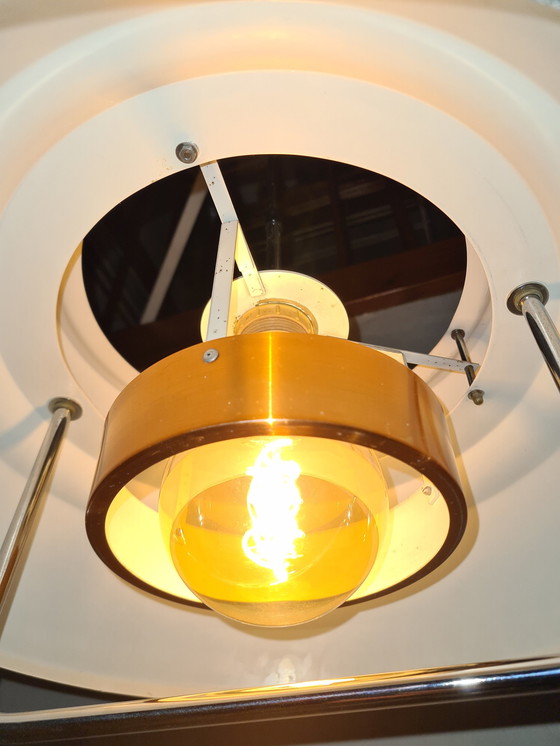 Image 1 of Vintage Space Age Hanglamp / Lakro Amstelveen Hanglamp.