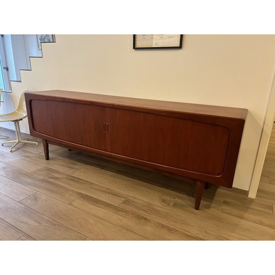 Image 1 of Vintage model 142 teakhouten dressoir van Bernhard Pedersen en Søn, Denemarken 1960