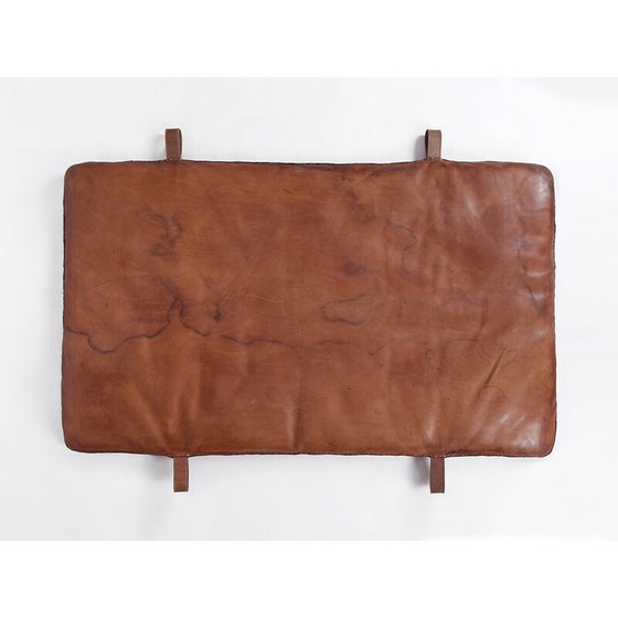 Image 1 of Tsjechische vintage leren turnmat D, jaren 1930