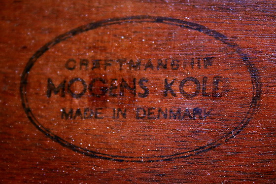 Image 1 of Arne Hovmand Olsen for Mogens Kold, 1960 8 dinning chairs model 71,