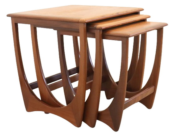 Image 1 of G-Plan Fresco nesting tables 'Dogmersfield' vintage