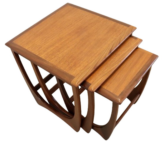 Image 1 of G-Plan Fresco nesting tables 'Dogmersfield' vintage