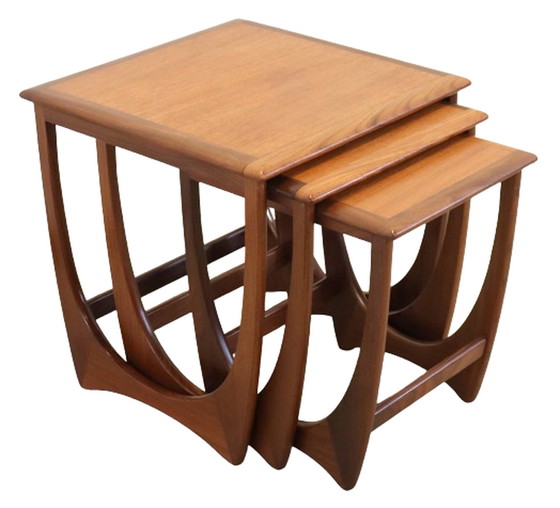 Image 1 of G-Plan Fresco nesting tables 'Dogmersfield' vintage