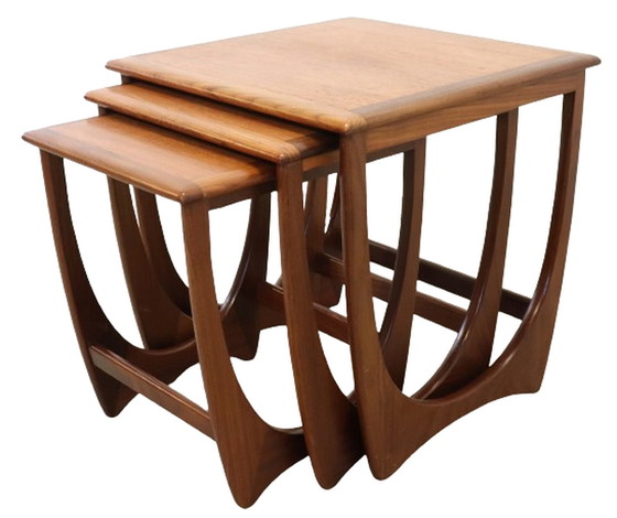 Image 1 of G-Plan Fresco nesting tables 'Dogmersfield' vintage