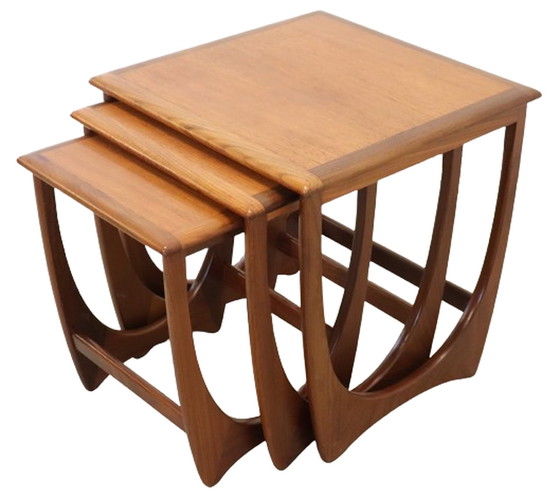 Image 1 of G-Plan Fresco nesting tables 'Dogmersfield' vintage