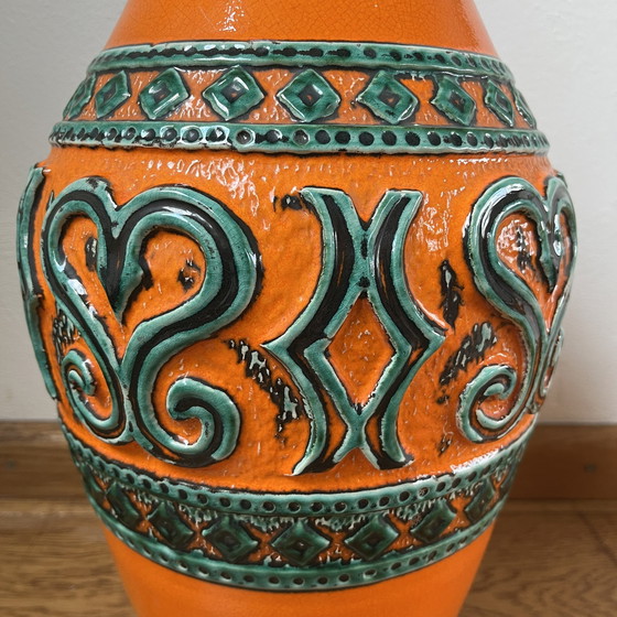 Image 1 of Grote Vintage Vloervaas 40Cm 