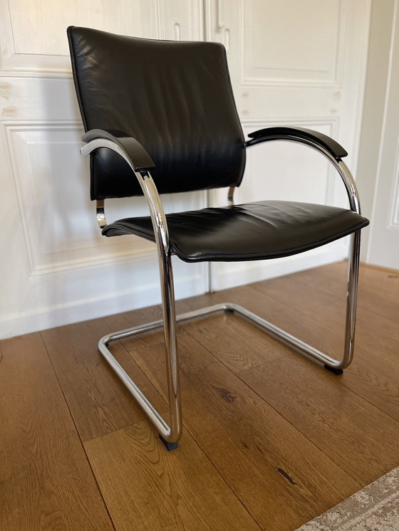 Image 1 of 6x Thonet Eetkamerstoelen/ Vergaderstoelen