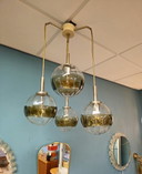 Vintage Cascade Glazen Bollen Lamp Hanglamp 