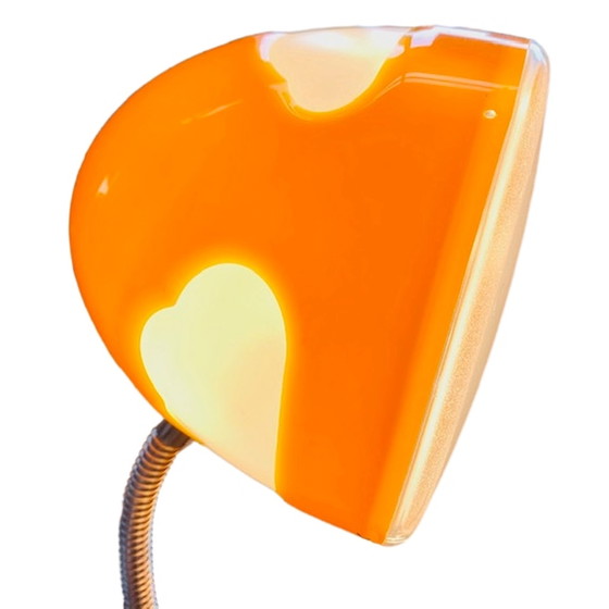 Image 1 of Ikea Skoljig Large Wolkenlamp Bureaulamp oranje