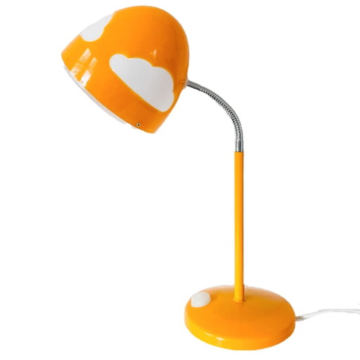 Ikea Skoljig Large Wolkenlamp Bureaulamp oranje