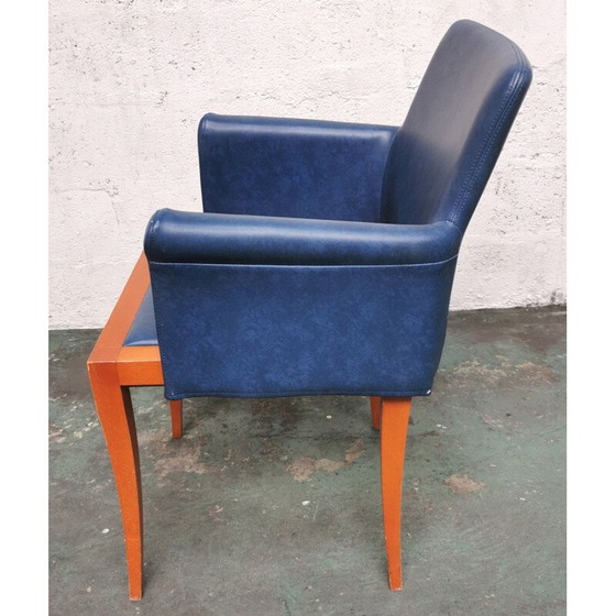 Image 1 of Vintage brugstoel in massief hout van Didier Gomez voor Ligne Roset