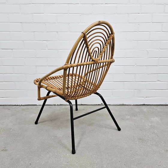 Image 1 of Vintage Fauteuil Fauteuiltje Rotan Stoel Stoelje 