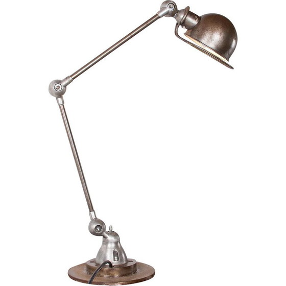 Image 1 of Vintage metalen bureaulamp van Jean-Louis Domecq voor Jieldé, Frankrijk 1950