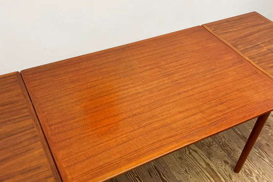 Image 1 of Ausziehbarer Teak Esstisch // Uitschuifbare Eettafel Mid Eeuw