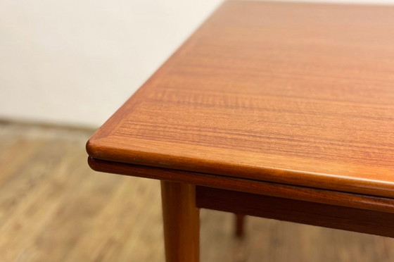 Image 1 of Ausziehbarer Teak Esstisch // Uitschuifbare Eettafel Mid Eeuw