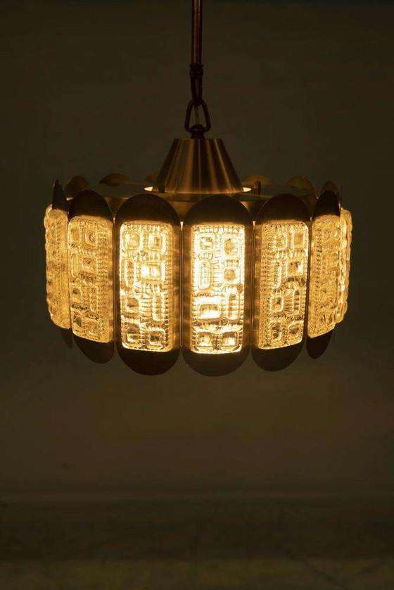 Image 1 of Vintage Vitrika hanglamp jaren 60 Deens Design, regency