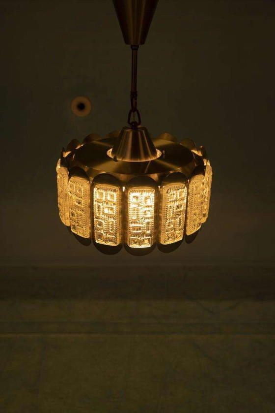 Image 1 of Vintage Vitrika hanglamp jaren 60 Deens Design, regency